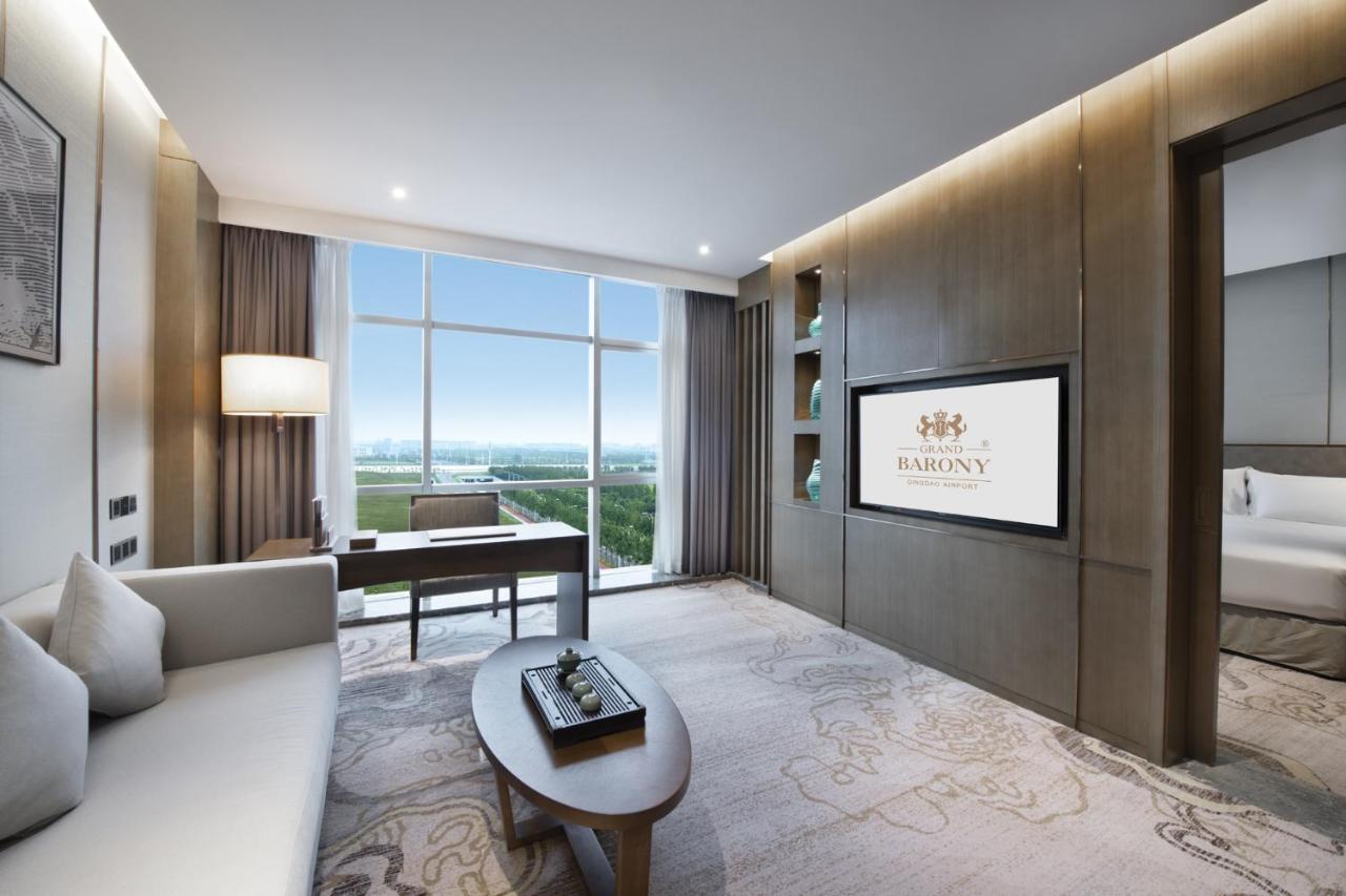 Grand Barony Qingdao Airport Hotel Exterior photo