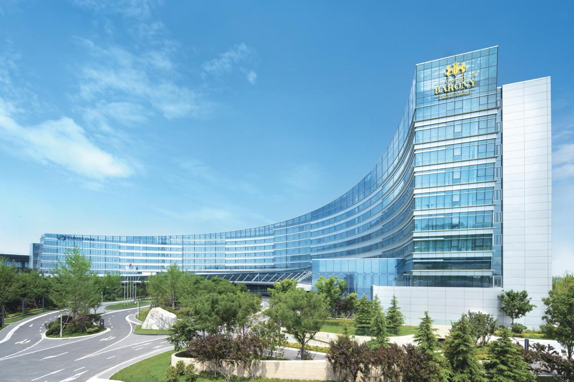Grand Barony Qingdao Airport Hotel Exterior photo